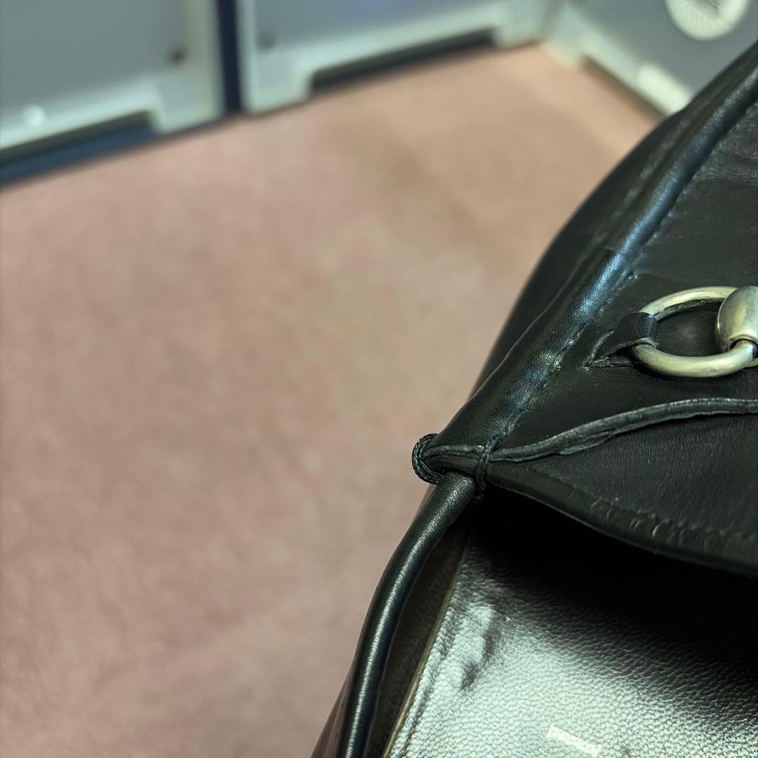 GUCCI ブラック ローファー 約27.0センチ　　　42E