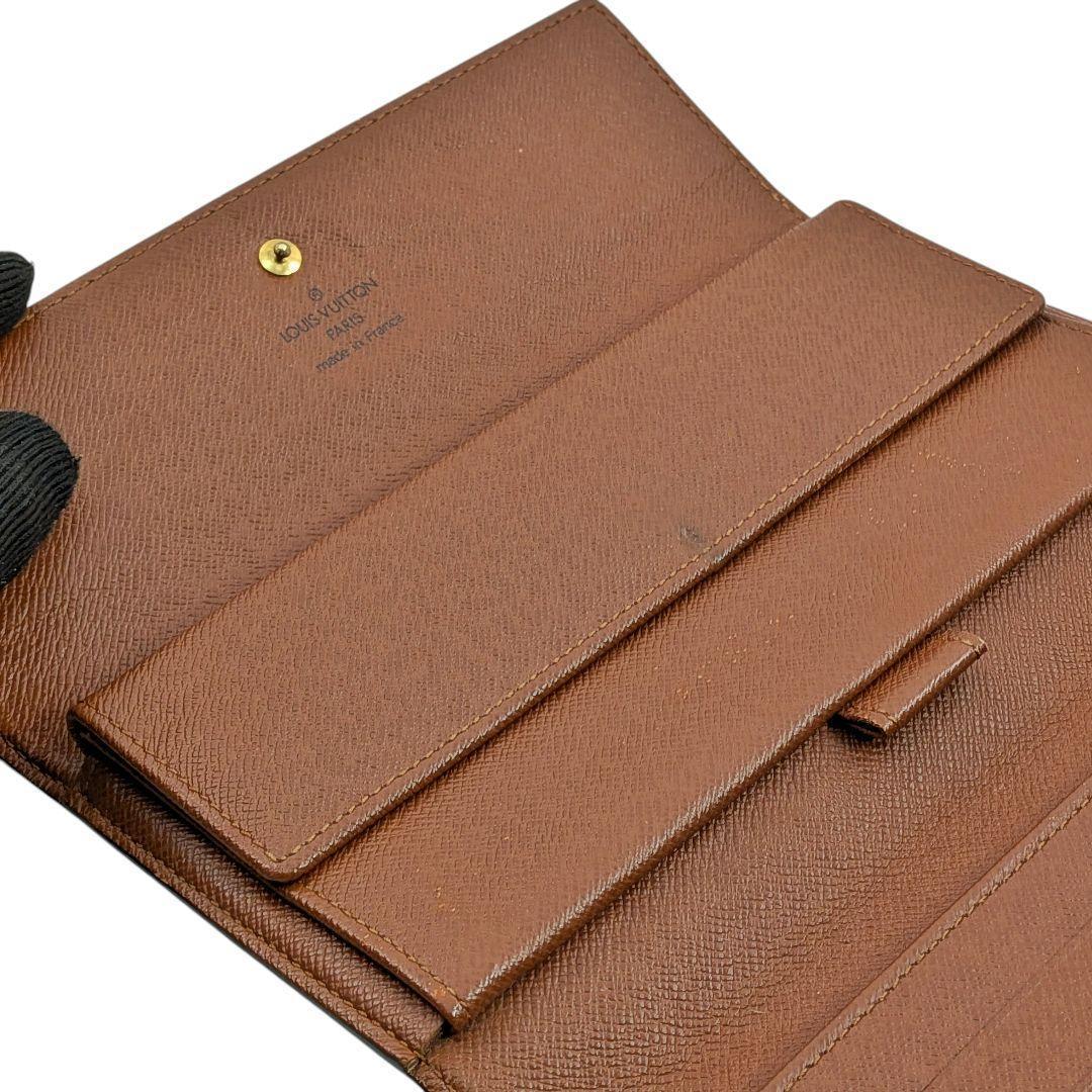 美品 ルイヴィトン モノグラム ポルトトレゾール インターナショナル 969