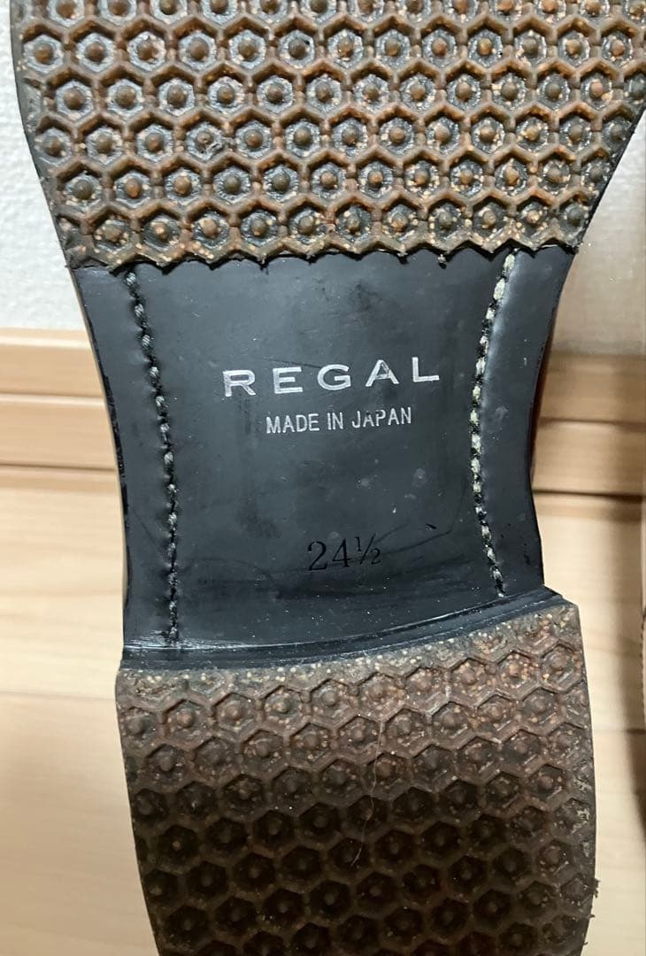 REGAL リーガル Uチップ 06CR ワインレッド スノーソール24.5cm