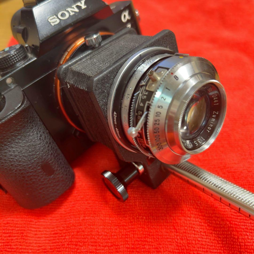 希少品❗️作例付き❗️Zunowの中判レンズ　zuminor 7.5cm f3.5