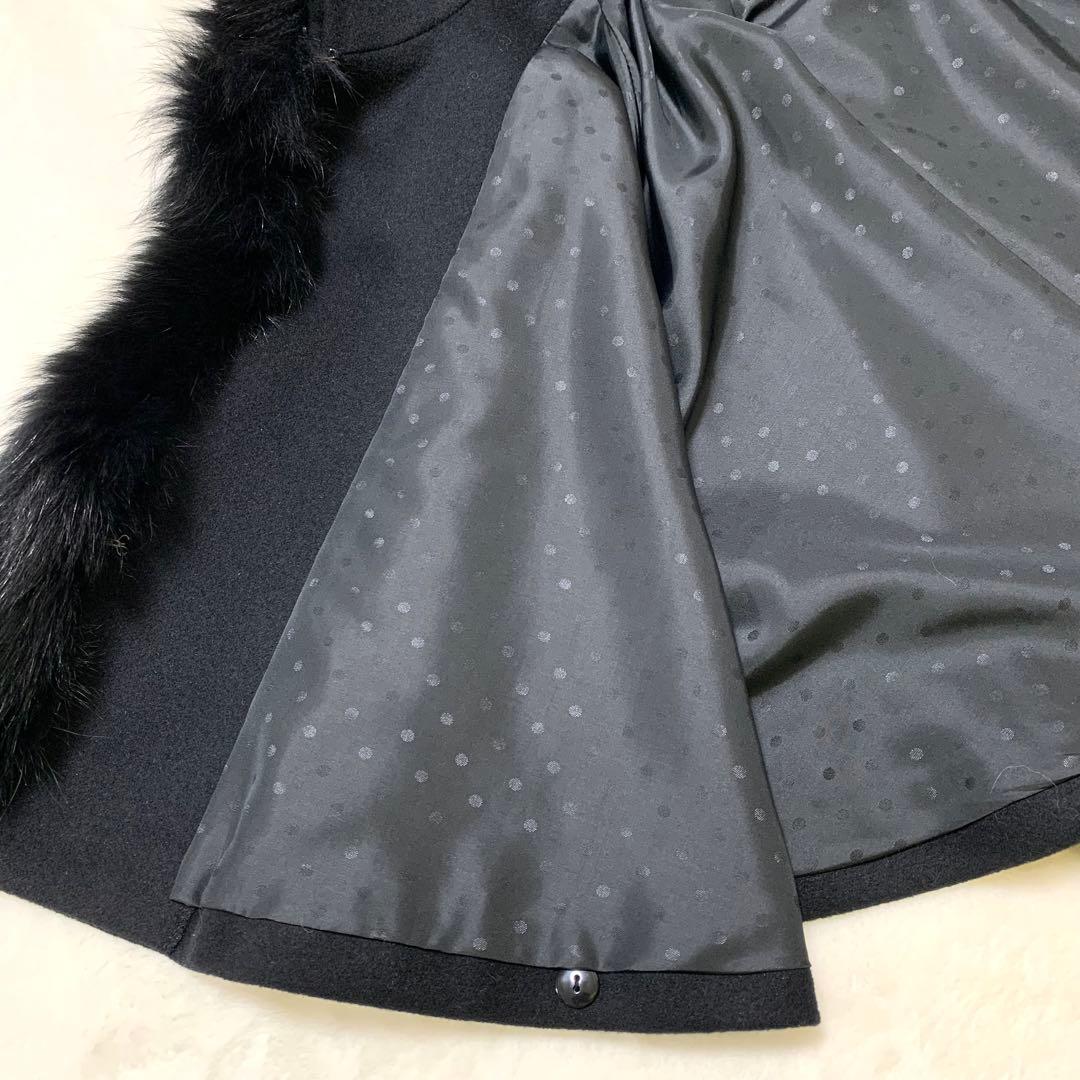 専用 セシルマクビー ポンチョ ショート丈 アンゴラ フォックスファー Y2K