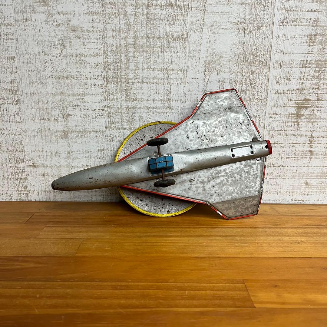 【アンティーク】昭和レトロ 当時物 ブリキ玩具 飛行機 宇宙船 V-2 日本製