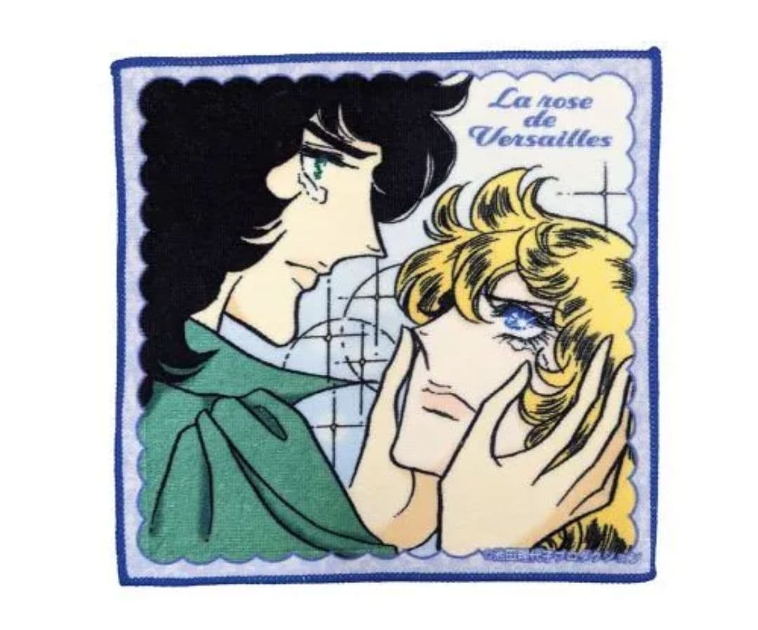 ベルサイユのばら　オスカル&アンドレクッションカバー他グッズ1式まとめ売り８点