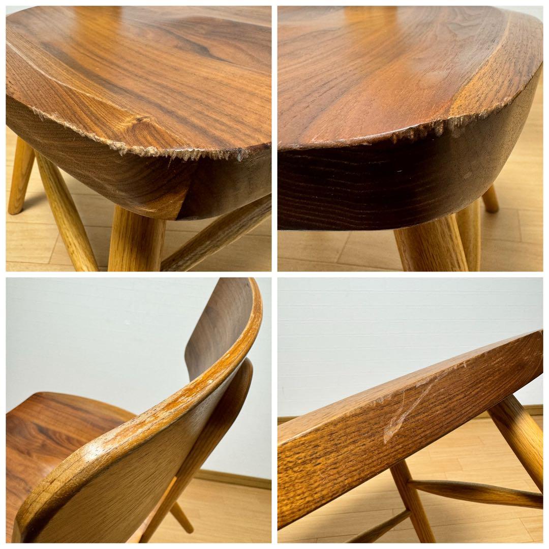 NAGANO INTERIOR リアルチェア DC347-1N 木製椅子