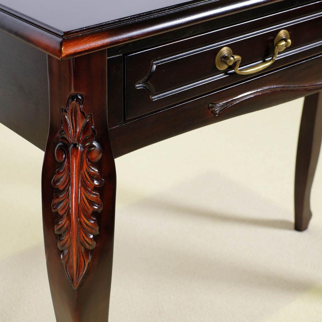 D 新品 コンソールテーブル アジアン 机 デスク サイドテーブル アンティーク