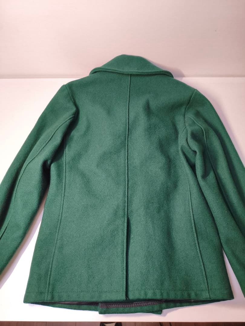 美品　希少カラー　schott ピーコート　740N グリーン USA製 36