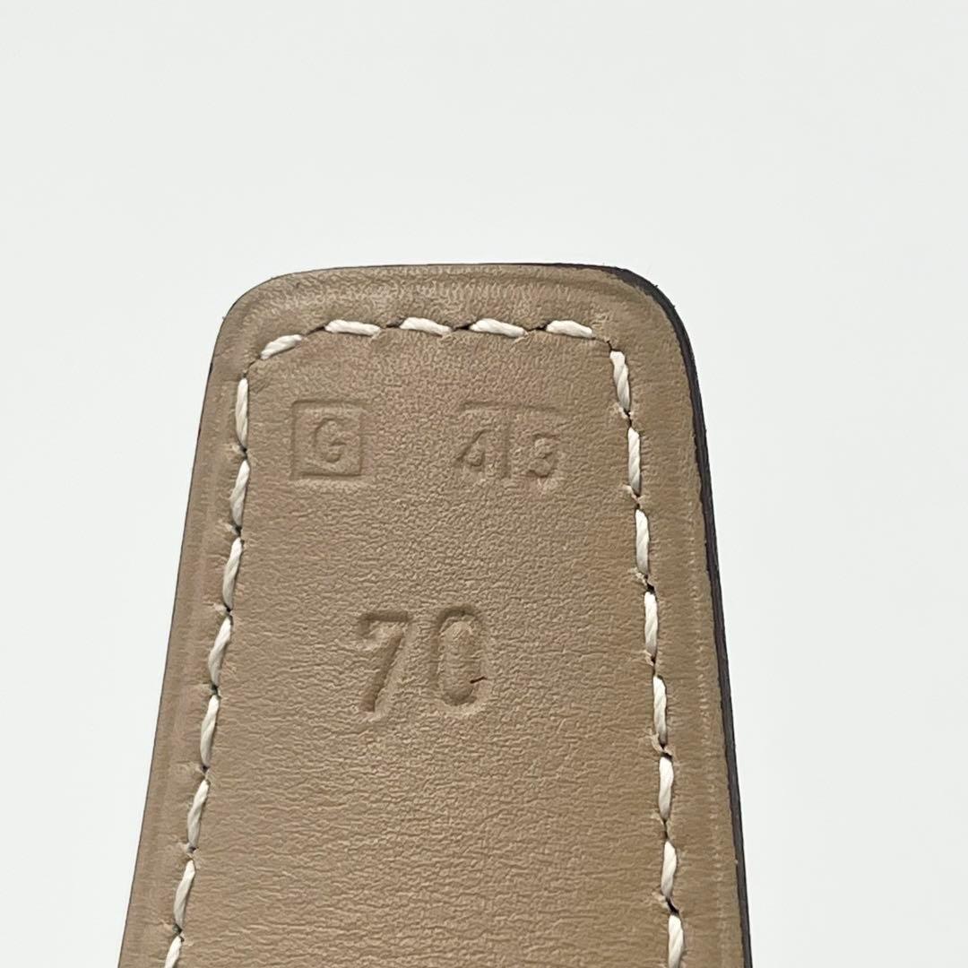 【未使用✨】HERMES ベルト コンスタンス マルジェラ期　70 リバーシブル