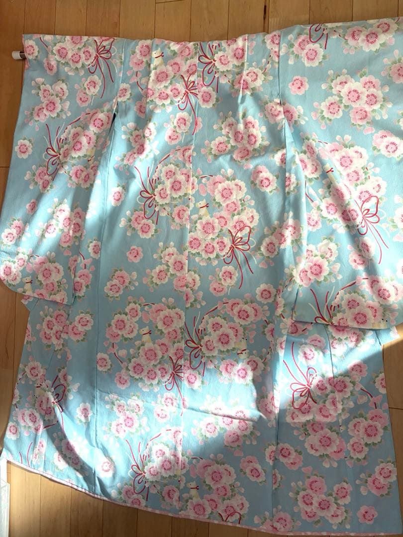 ポンポケットブランドフルセット　七五三 7歳用 着物セット