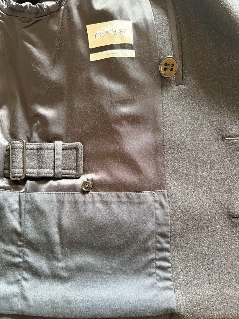 イヴサンローラン　ピーコート　ウール　サイズ46