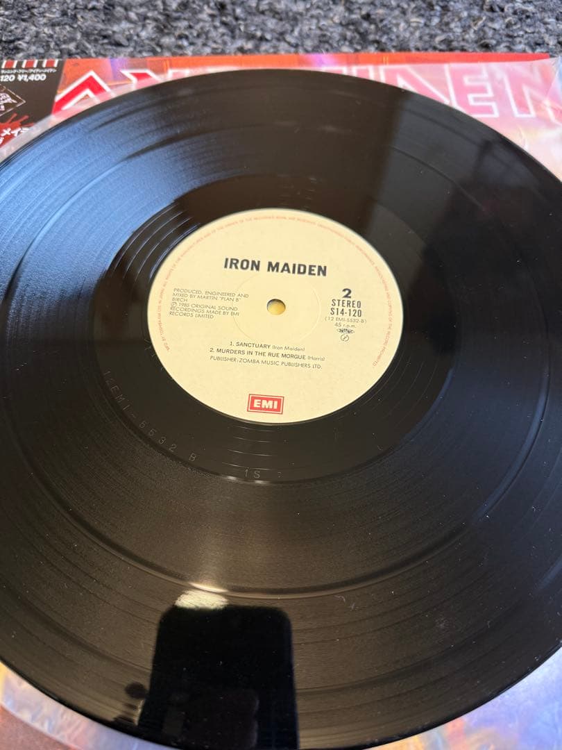 【極美品・希少ポスター付】アイアン・メイデン 国内盤帯付レコード 4枚セット