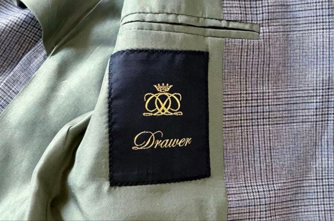 Drawer グレンチェック　テーラードジャケット