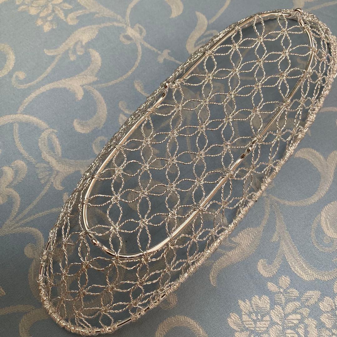 【新品】銀座WAKO 和光 銀細工 おしぼりトレイ おしぼり入れ5個 専用箱付き