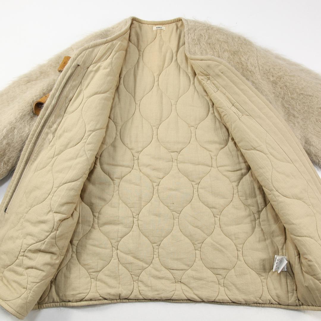 美品 nowos ノーウォス 19AW Shaggy Coat シャギーコート