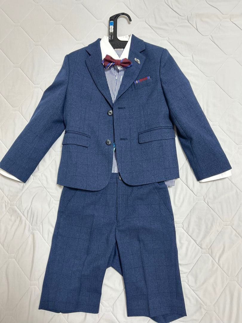 Petit main プチマイン　ネイビー　フォーマルスーツ120 5点セット