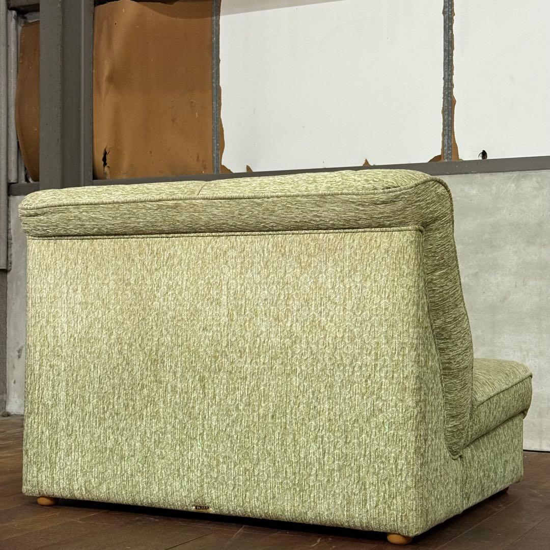 H15K42b オールドカリモク 2人掛けソファ