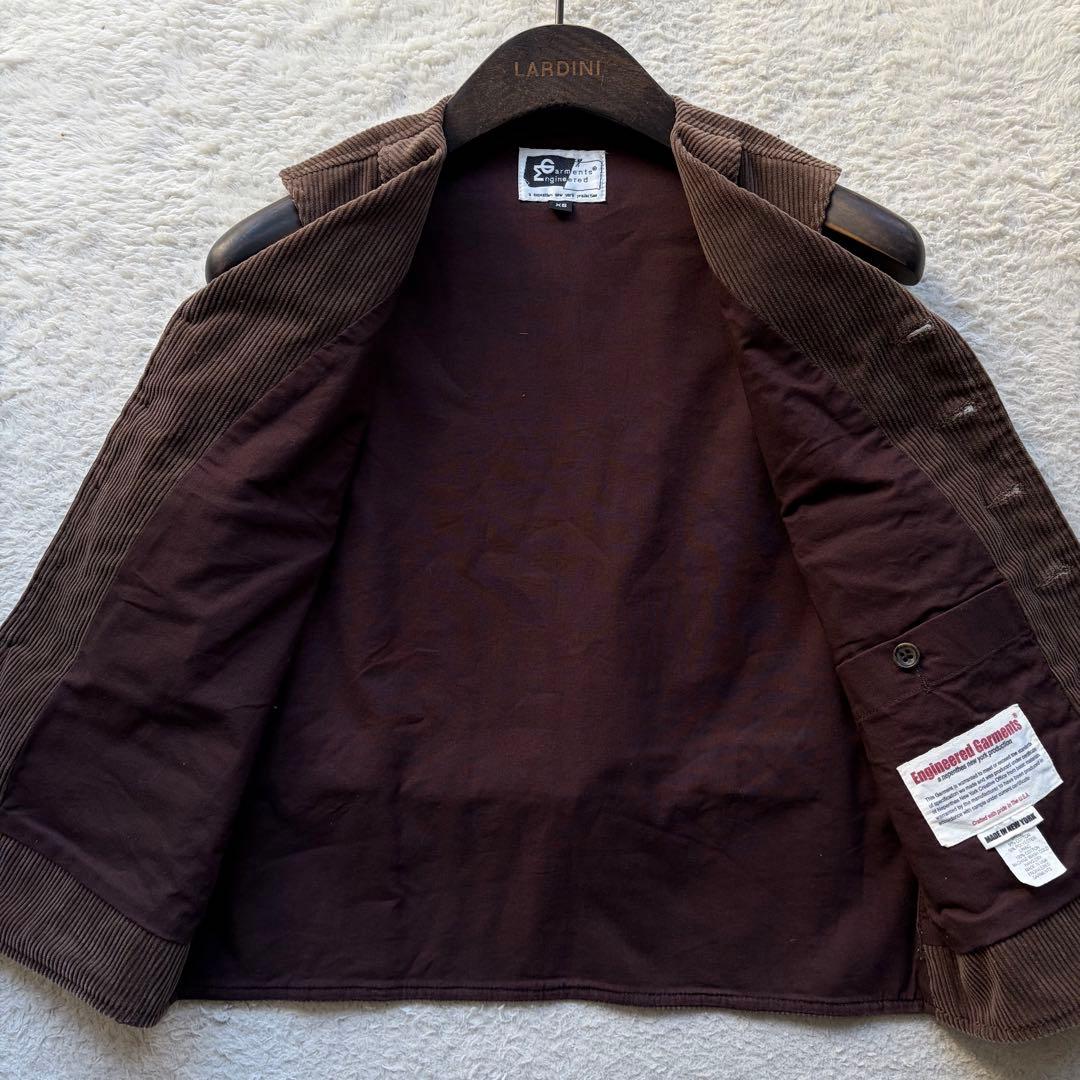 極美品✨エンジニアードガーメンツ スーツ スリーピース コーデュロイ ブラウン系