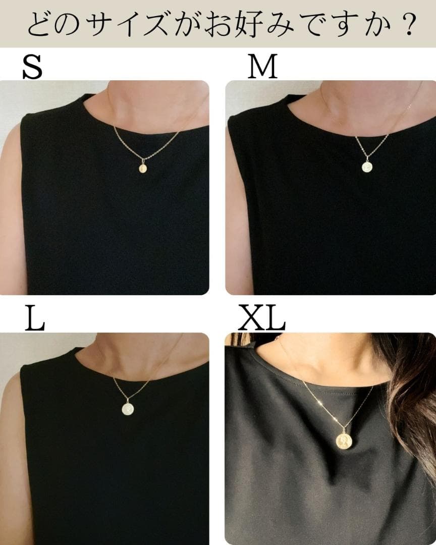 K18 18K  トップ ネックレス ゴールド エリザベス 刻印 新品