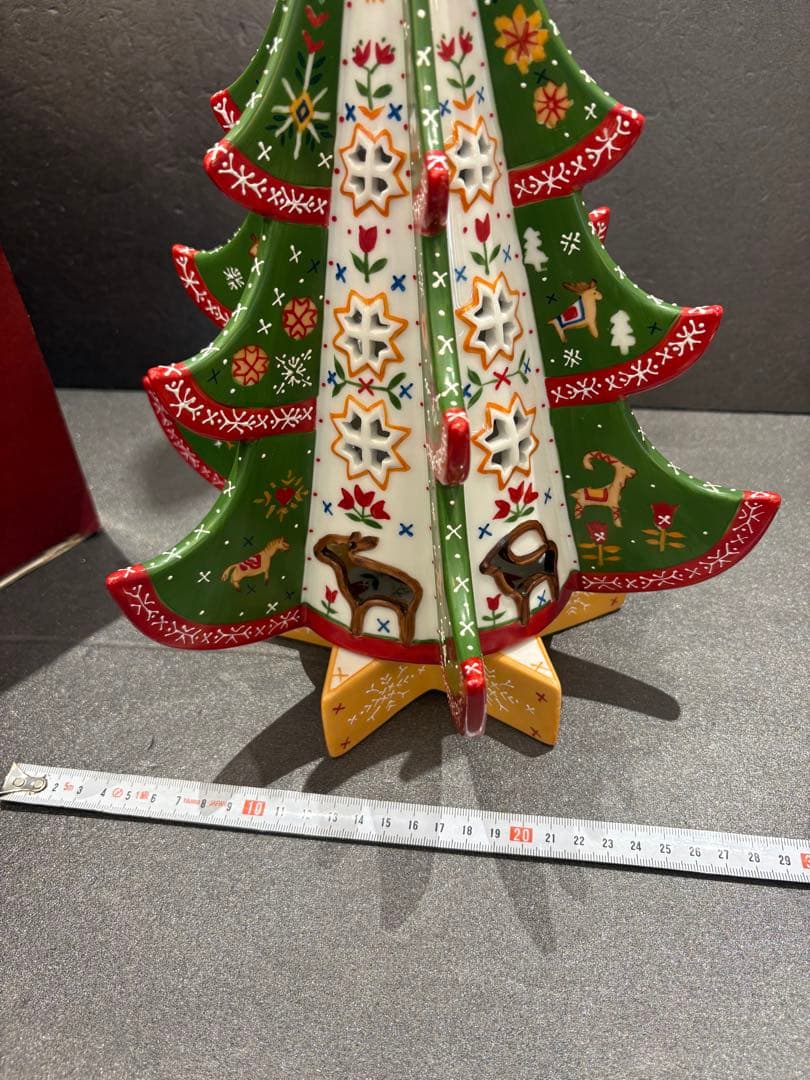 【レア・箱入】ビレロイ＆ボッホ　陶器　クリスマスツリー　キャンドルホルダー
