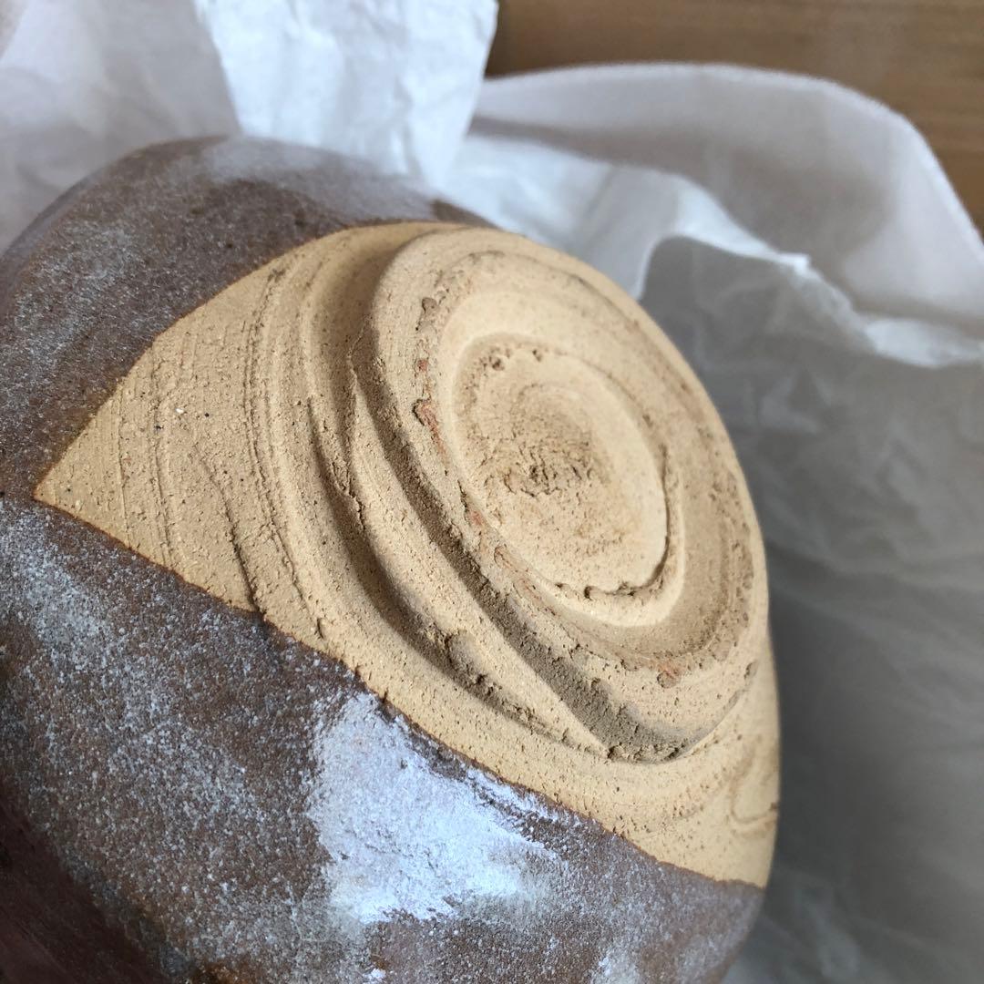 織部 茶盌　大島久興 氏作 共箱入