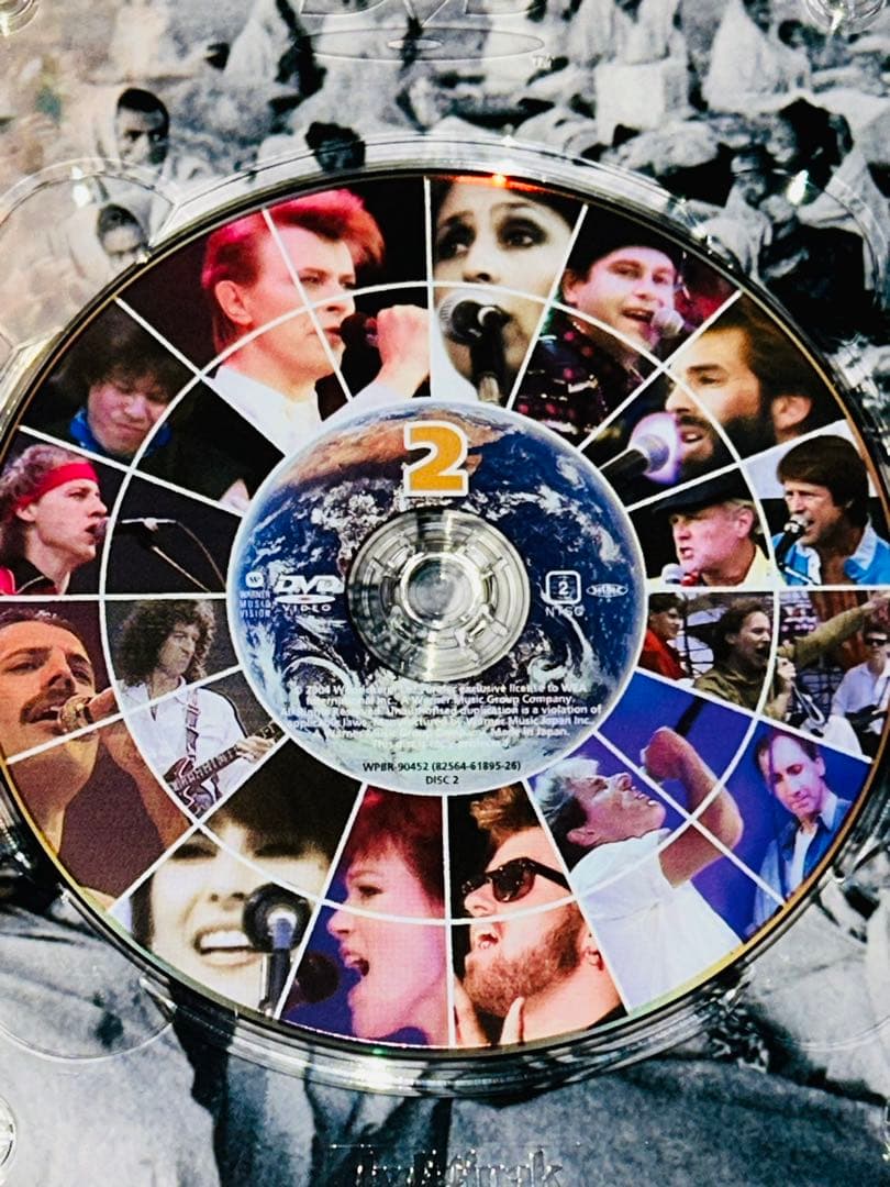 美品❗️ライブ・エイド Live Aid 1985年 DVD 4枚組