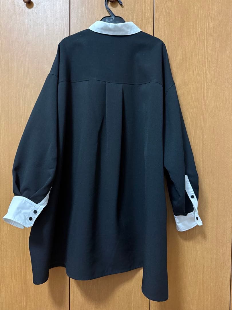 正規品machatt マチャット　ダブルクロスバイカラードレス　ブラック