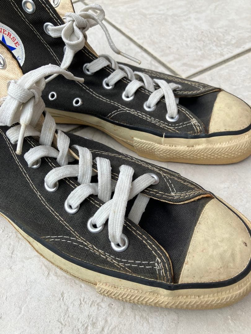 コンバースALL STAR 黒ハイカットUSA