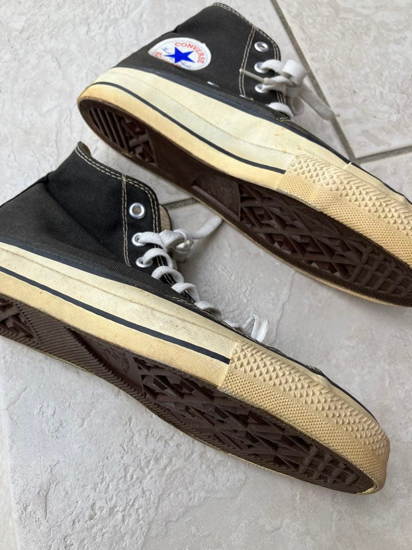 コンバースALL STAR 黒ハイカットUSA