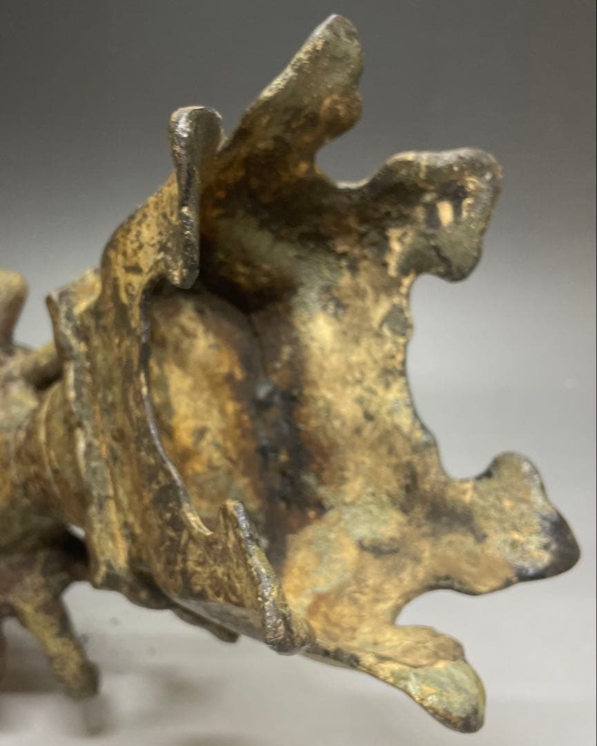 自在菩薩坐像　六手観音像　鉄製　C3120