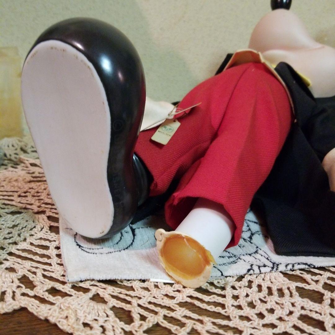 大きいミッキーマウス BISQUE DOLL（陶器製）ー訳ありです