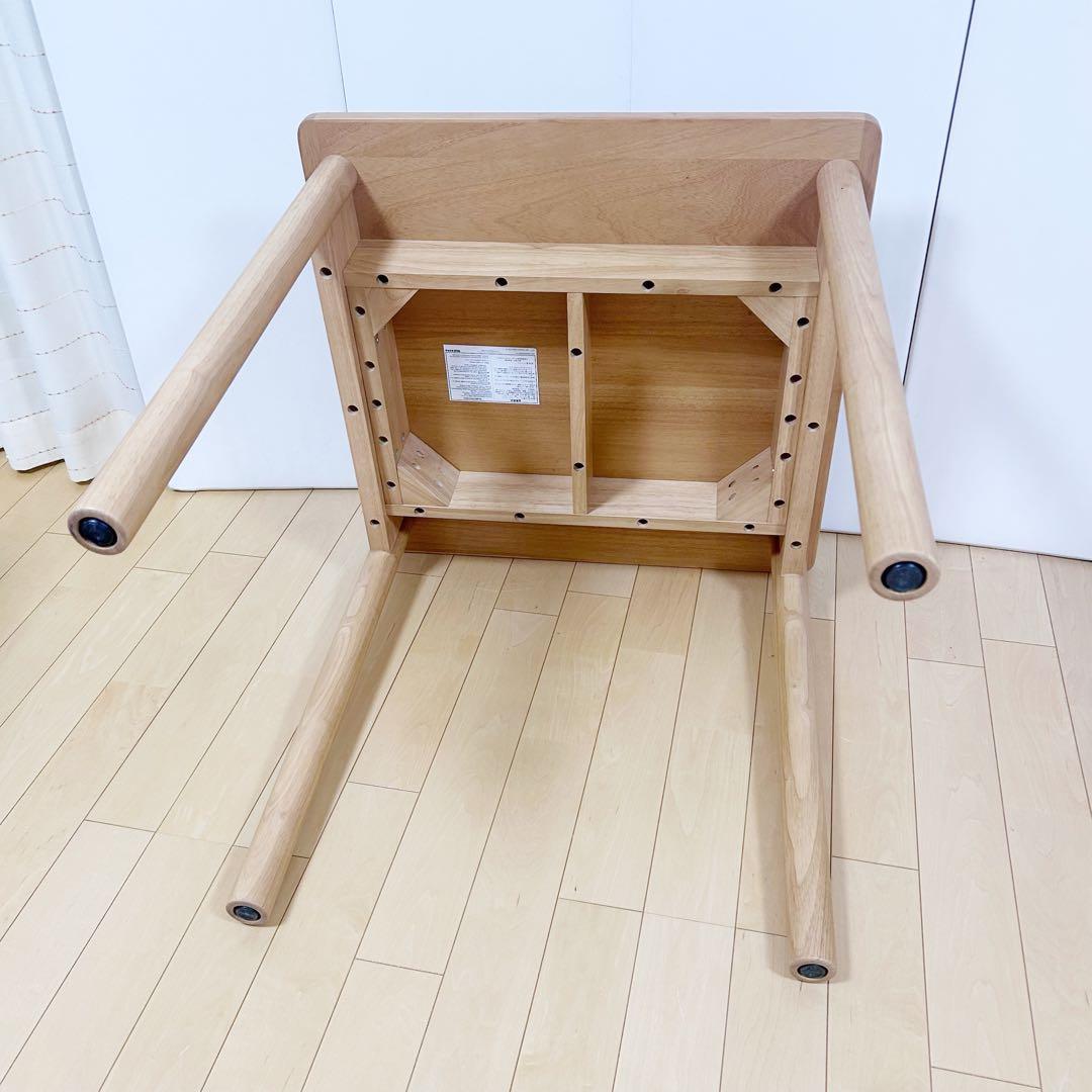 無印良品　正方形　木製テーブル　70×70 天然木　ダイニングテーブル　MUJI