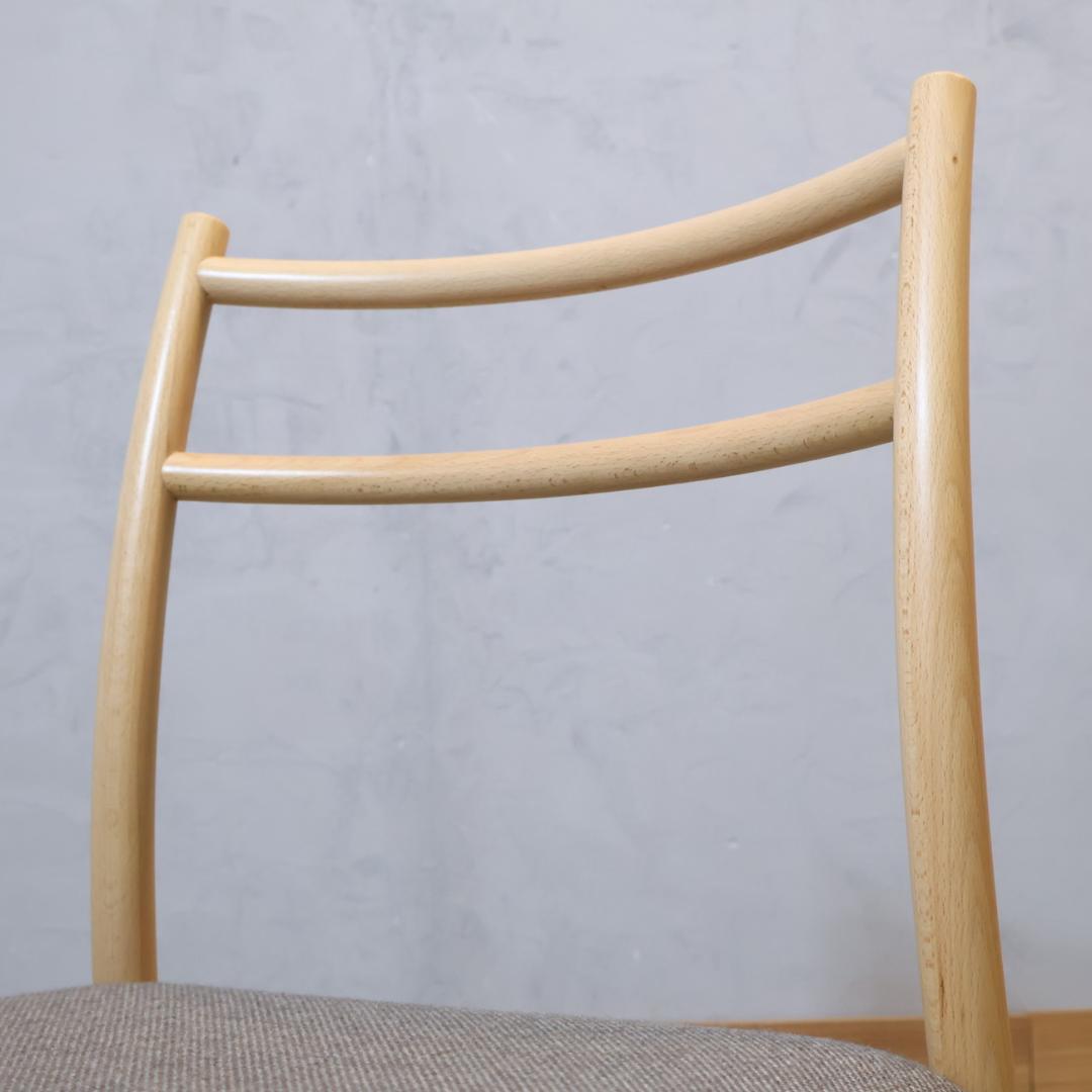 秋田木工 AKIMOKU ルフト ブナ材 ダイニングチェア 軽量 北欧スタイル