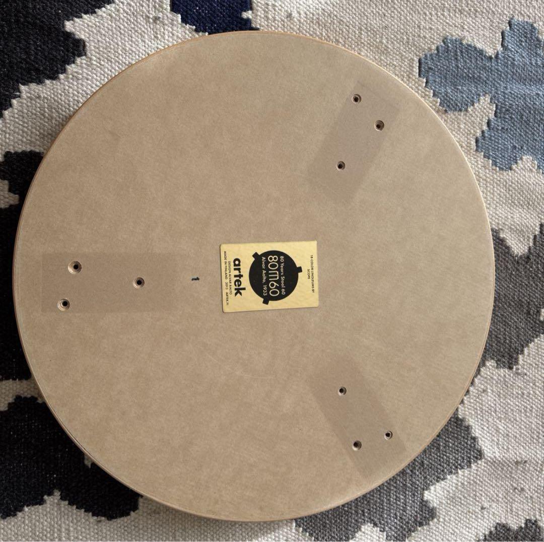 Artek アルテック Stool 60 3本脚 リノリウム パール scope