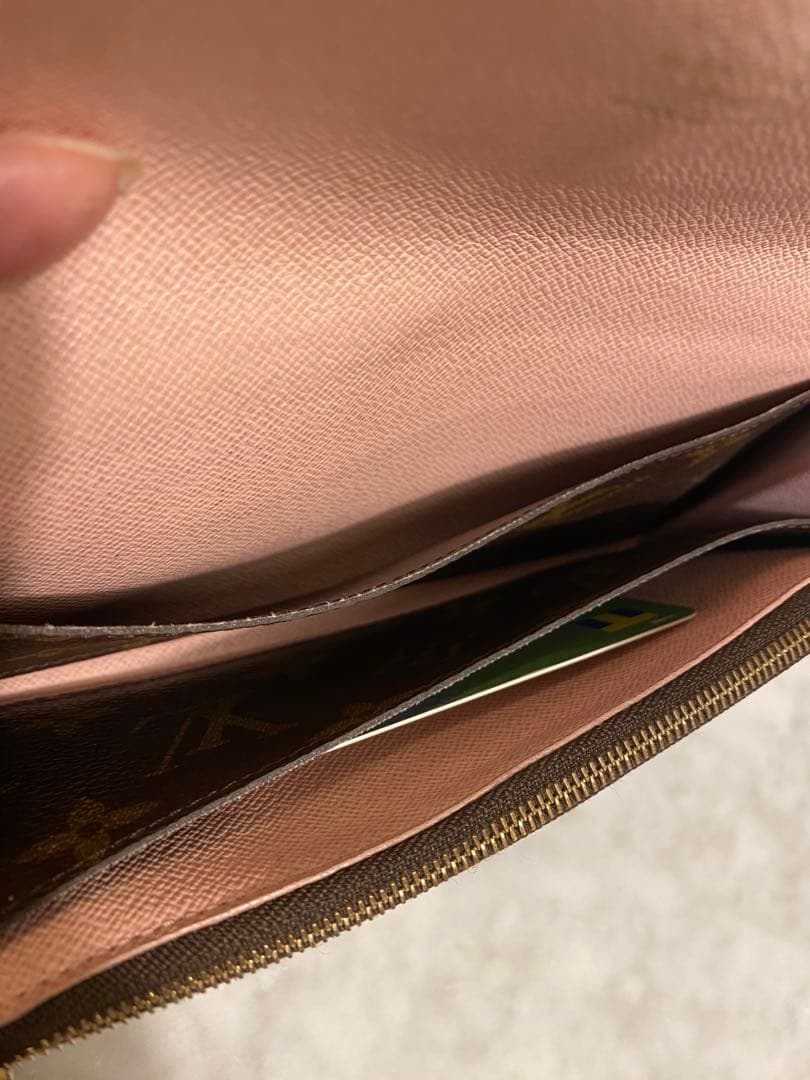 ルイ・ヴィトン 長財布 ブラウン モノグラム