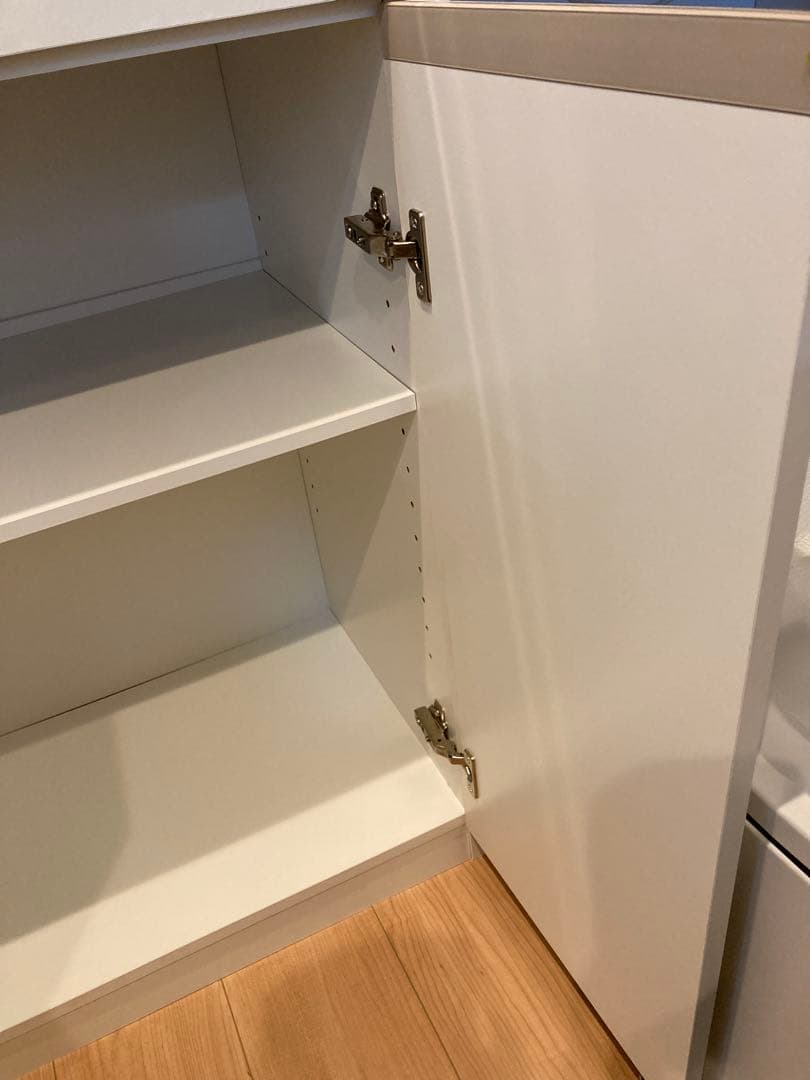 ※うさまる※ニトリ　食器棚 SK1860 WH