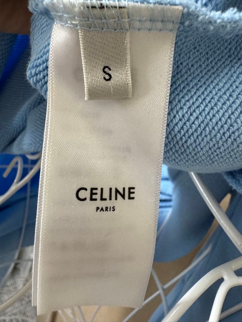 CELINE ライトブルー スウェット S