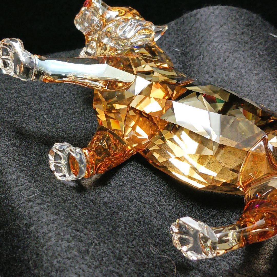 Y2435-1 スワロフスキー 2010年 SCS会員限定 トラ オブジェ 箱付