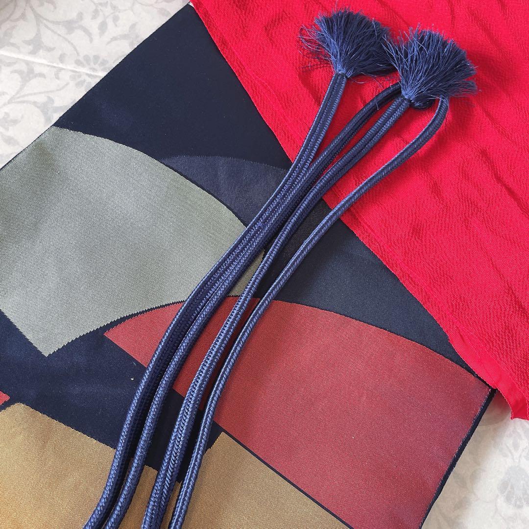 小紋　フルセット　あやめ　菊　流水　型染め　縮緬　お散歩　お買い物　着物　P4