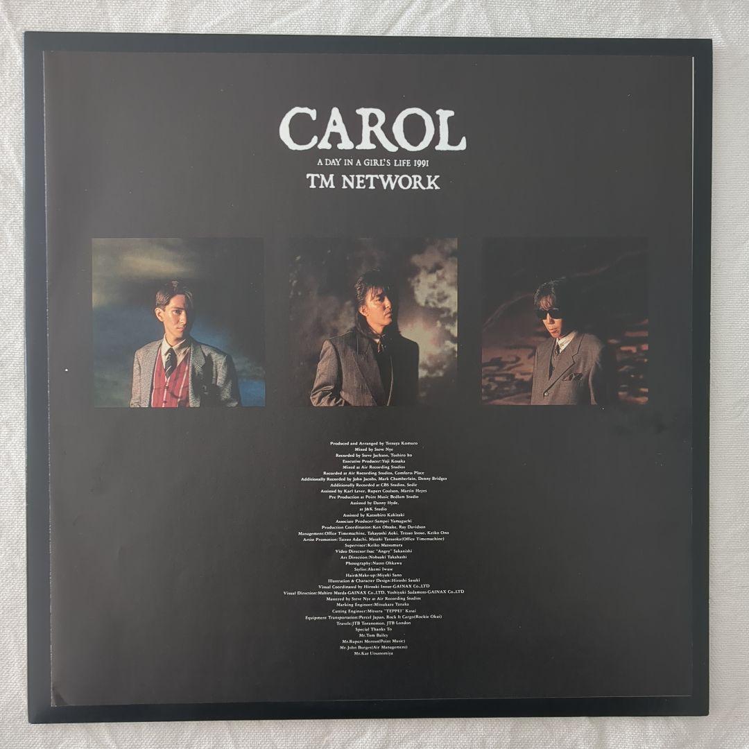 TM NETWORK CAROL レコード 2LP 新品同様