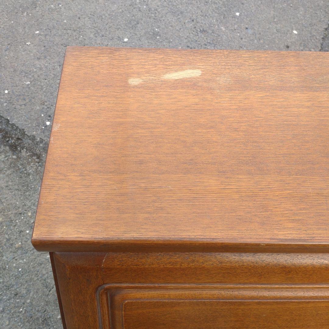 ライティングビューロー　アンティーク家具　 木製ブラウンデスク