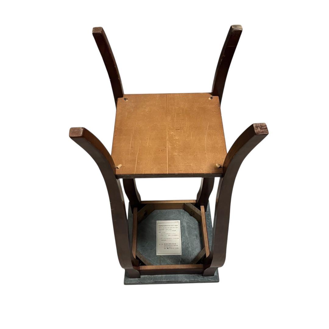 ✨【美品】高梨産業　花台/飾り棚　アンティーク家具　大理石