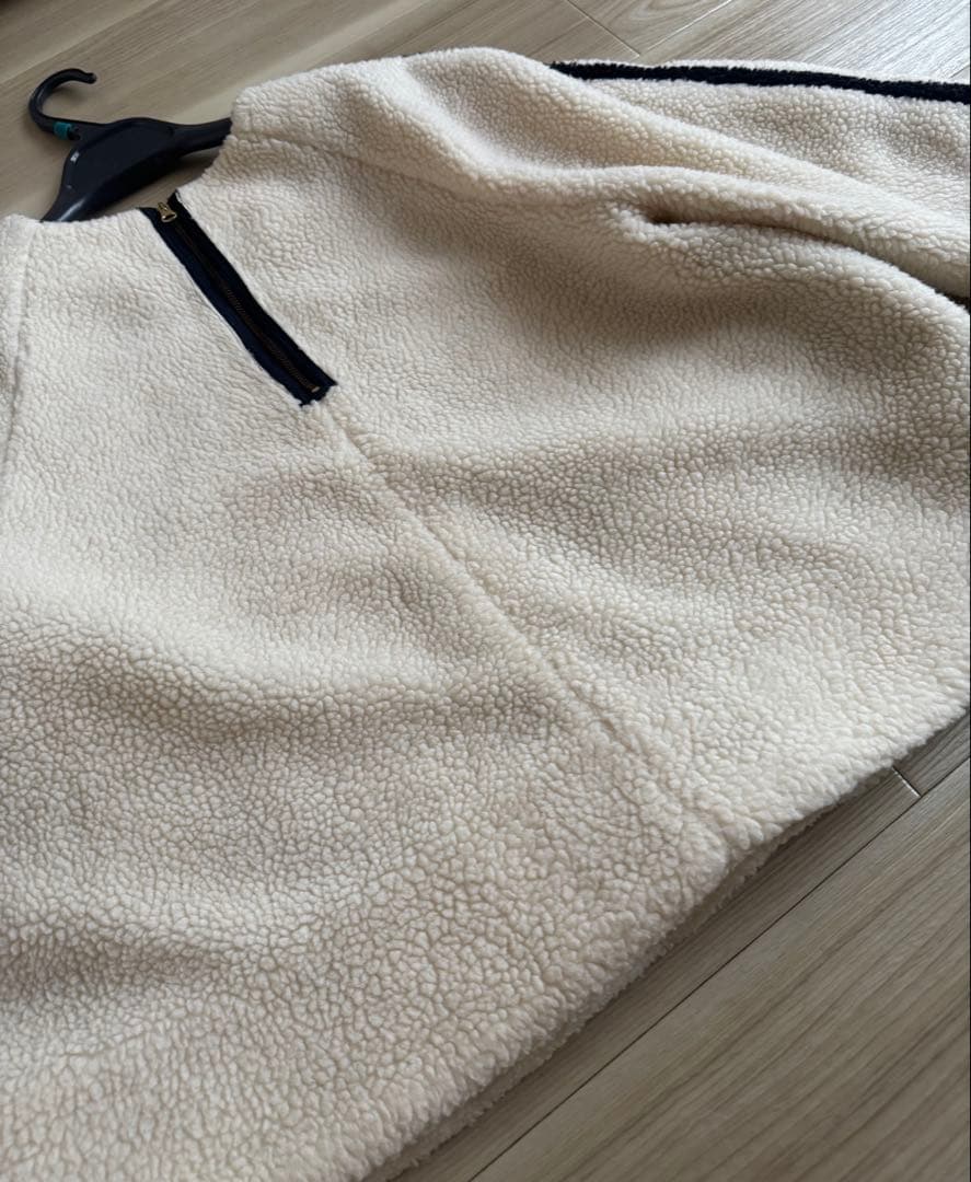 12/14まで割引★セブンテンバイミホカワヒト★ボアプルオーバー(オフホワイト)