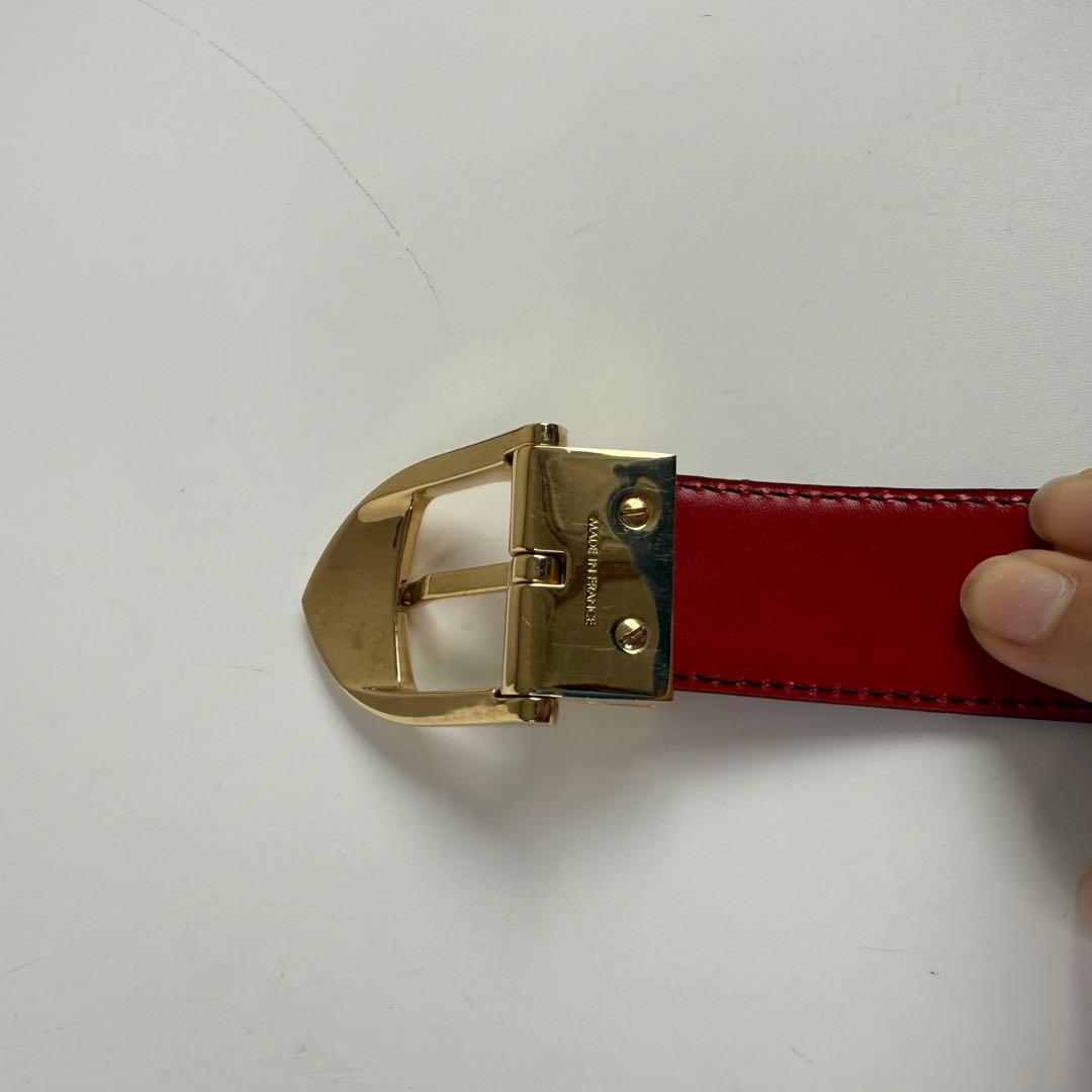 LOUIS VUITTON サンチュールクラシックエピ ベルト レッド C543
