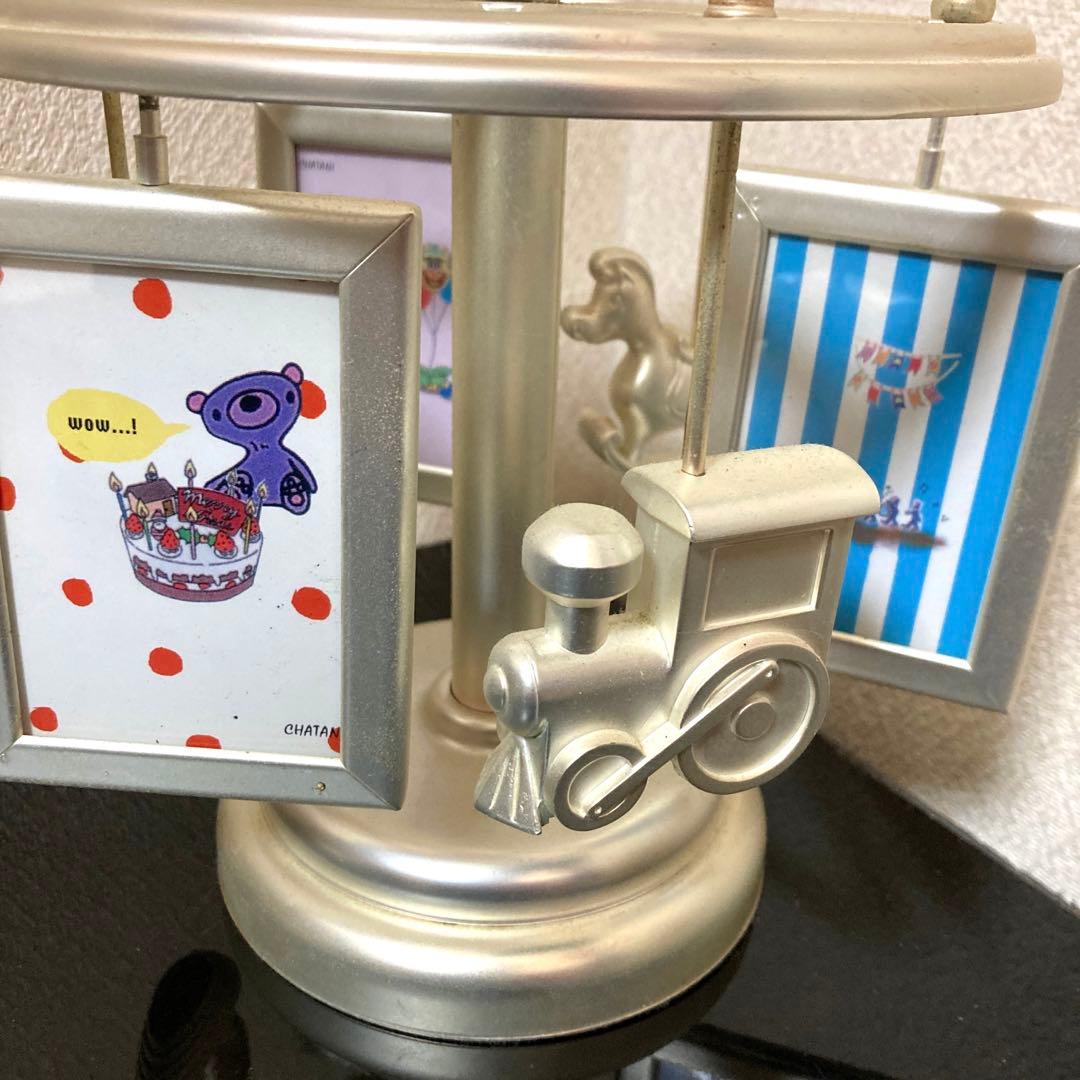 アニュエル　メロディフォトフレーム　観覧車オルゴール　ガラススタンド　まとめ売り