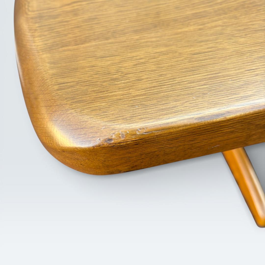 【最高級】浜本工芸 ダイニングテーブル 半円 135cm オーク材 皇室御用達