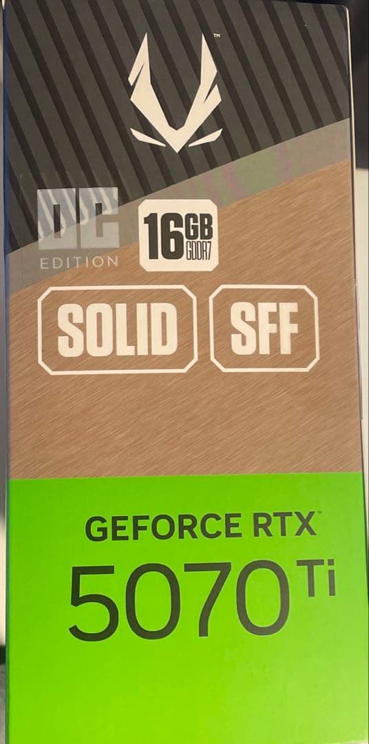 ZOTAC RTX 5070 Ti SOLID SFF OC 新品未開封