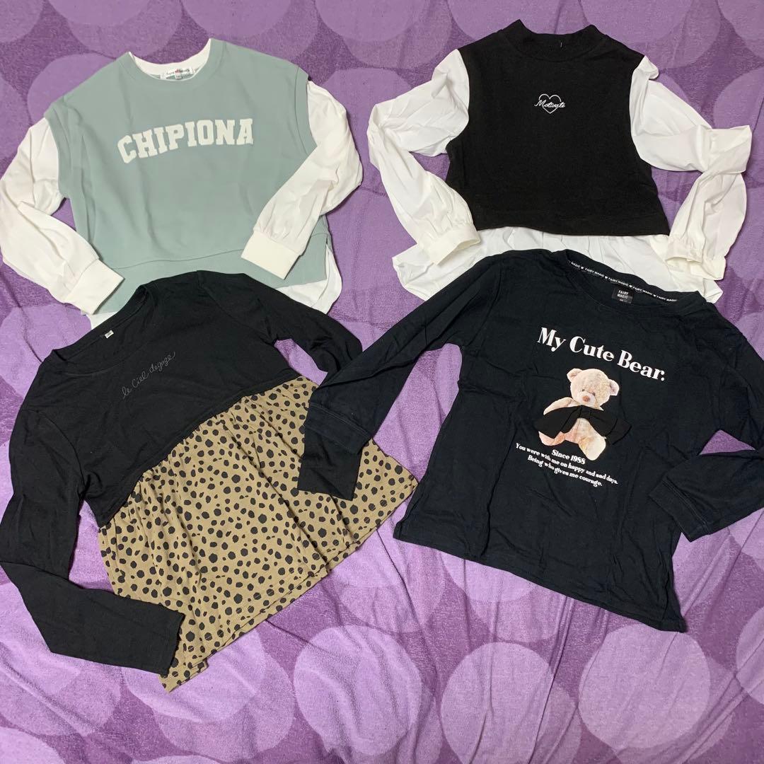 女の子　まとめ売り　140 カジュアルウェアセット（ジャケット・パンツ）