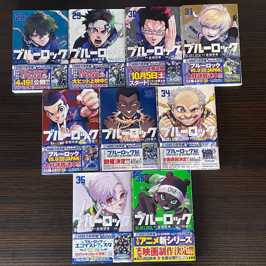 【全巻帯付 美品】 ブルーロック 既刊全巻 1-37巻 37巻新品