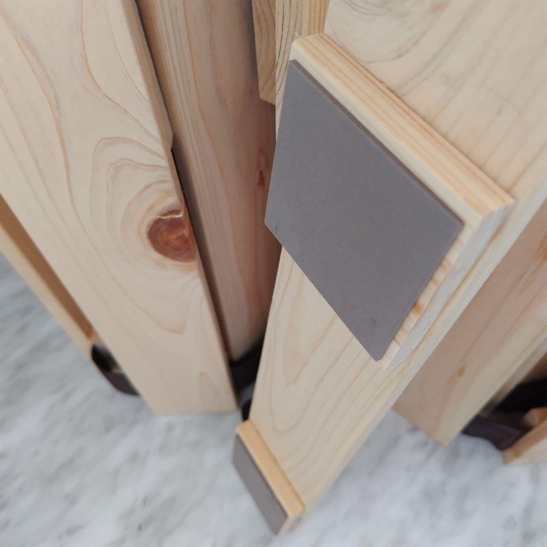 NITORI☆セミダブル 丸めてしまえる檜すのこベッド 定価13,990円