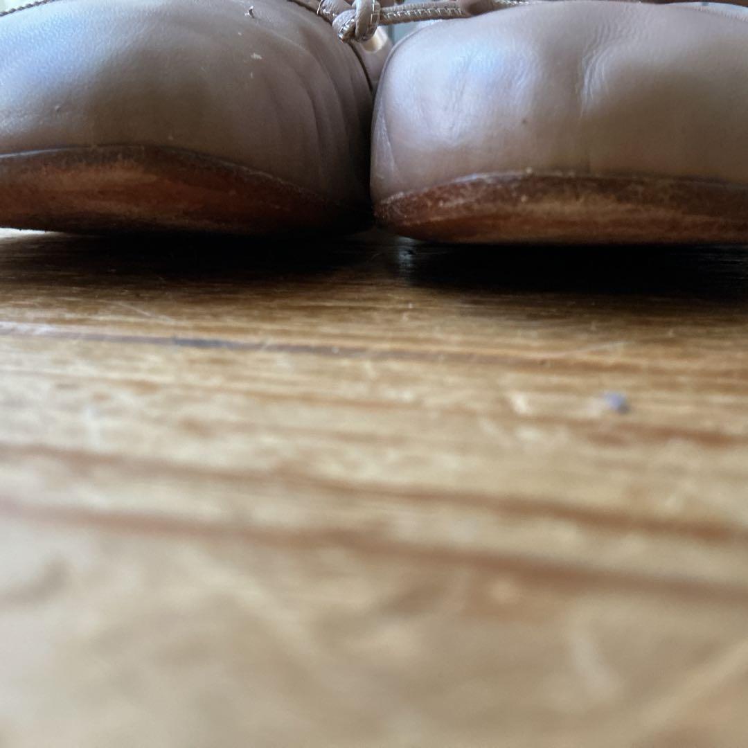 MM6 25cmリボンローヒールバレーシューズ