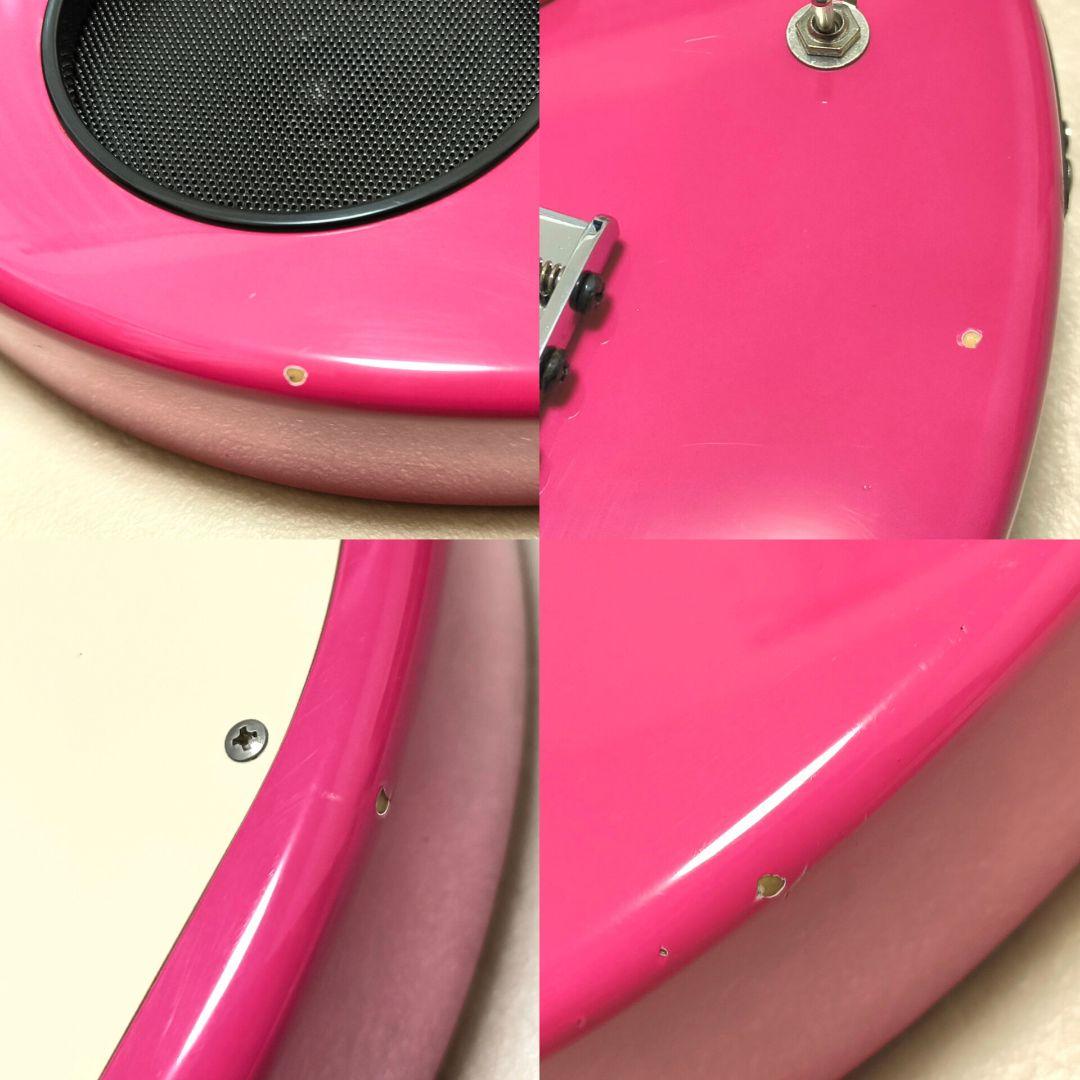 【美品！】ZO-3 パッションピンク アンプ内蔵ミニギター 専用ソフトケース付